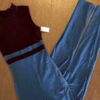 GK ICE SKATE DANCE ADULT SMALL SLVLS PLUM VELVET TURTLENECK ROYAL P/S UNITARD AS - Image 7