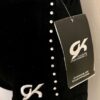 GK BLACK VELVET ADULT X-SMALL MICRO MINI CRYSTALS CHEER DANCE GYMNASTS SHORTS XS - Image 6
