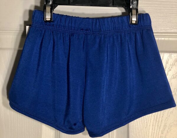 GK BOYS X-SMALL COMPETITION SHORTS BLUE N/S GYMNASTICS RUNNING GYM Sz CXS NWT - Image 2