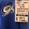GK BOYS X-SMALL COMPETITION SHORTS BLUE N/S GYMNASTICS RUNNING GYM Sz CXS NWT - Image 4