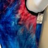 GK ELITE DANCE JAZZ ADULT SMALL TIE DYE VELVET CAMISOLE CROP TOP Sz AS NWT! - Image 4