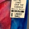 GK ELITE DANCE JAZZ ADULT SMALL TIE DYE VELVET CAMISOLE CROP TOP Sz AS NWT! - Image 5