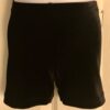 GK BLACK VELVET CHILD SMALL MICRO MINI WORKOUT DANCE GYMNASTICS CHEER SHORTS CS