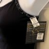 GK DANCE JAZZ ADULT MEDIUM BLACK MICROFIBER FOIL STRAPPY BACK CAMISOLE TOP SZ M - Image 3