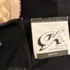 GK DANCE JAZZ ADULT MEDIUM BLACK MICROFIBER FOIL STRAPPY BACK CAMISOLE TOP SZ M - Image 8