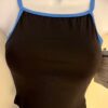 GK DANCE TOP ADULT X-SMALL BLACK MICROFIBER CAMISOLE DANCE CHEER JAZZ GYM AXS