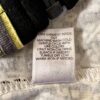 Christopher Banks Ladies Black Green Cream Print 3/4 Slv Front Zip Cotton Top M - Image 8