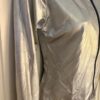 GK WARM UP JACKET ADULT SMALL SILVER METALLIC ZIP FRONT GYMNASTICS DANCE CHEER S - Image 2