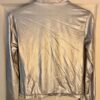 GK WARM UP JACKET ADULT SMALL SILVER METALLIC ZIP FRONT GYMNASTICS DANCE CHEER S - Image 5