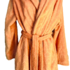 Rene Rofe Sleepwear Women's Medium Peony Hearts Plush Knee Length Robe Sz M