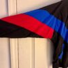 GK BLACK  RED SUPPLEX ADULT LARGE GYMNAST ALL SPORT TRADITIONAL WARM UP JACKET L - Image 4