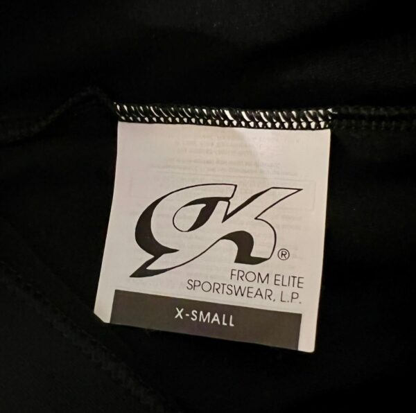 GK DANCE LADIES X-SMALL BLACK MICROFIBER JEWELED CUFF PERFORMANCE DRESS PANTS XS - Image 7