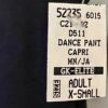 GK DANCE LADIES X-SMALL BLACK MICROFIBER JEWELED CUFF PERFORMANCE DRESS PANTS XS - Image 8