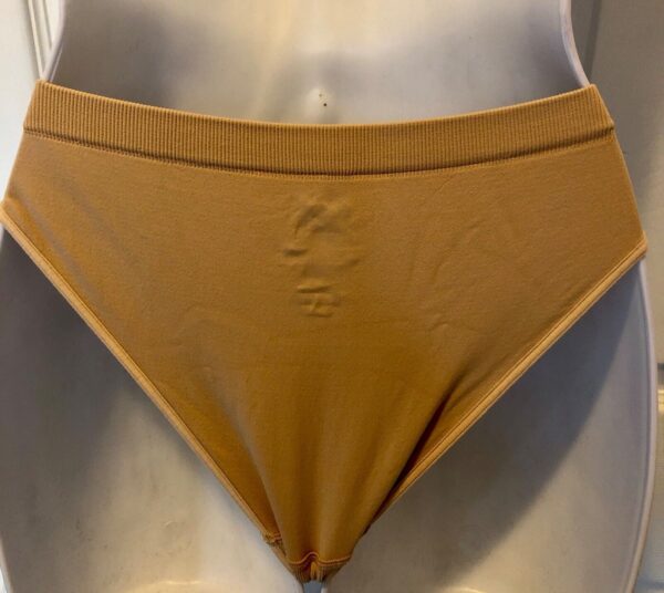 GK Low Rise Hi-Cut SEAMLESS ADULT MEDIUM #1478 Gym Dance Cheer BRIEF Nude AM NWT - Image 2