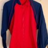 GK WARM UP JACKET ADULT SMALL SUPPLEX NAVY RED PIPING PERFORMANCE FIT GYM Sz S - Image 2