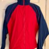 GK WARM UP JACKET ADULT SMALL SUPPLEX NAVY RED PIPING PERFORMANCE FIT GYM Sz S - Image 4