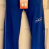 GK â€œSKATEâ€ GRAPHIC GIRLS MEDIUM ROYAL COTTON ATHLETIC LOUNGE STRIPES PANTS Sz CM