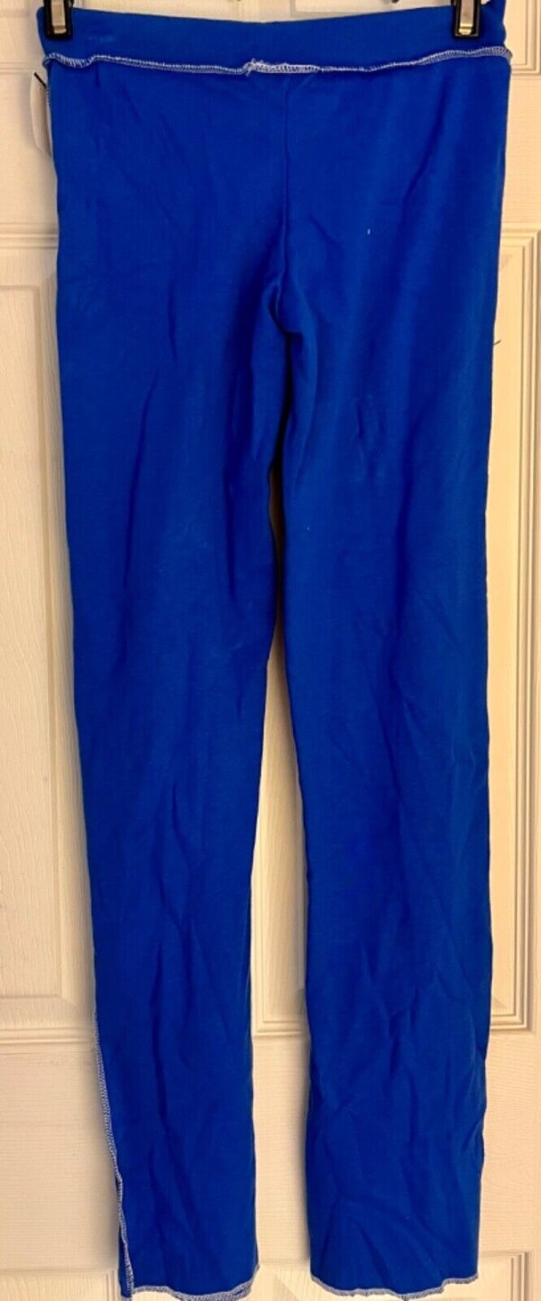 GK â€œSKATEâ€ GRAPHIC GIRLS MEDIUM ROYAL COTTON ATHLETIC LOUNGE STRIPES PANTS Sz CM - Image 5