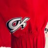 GK TUNIC LENGTH WARM UP JACKET UNISEX ADULT MED RED SUPPLEX GYMNASTIC CHEER Sz M - Image 6