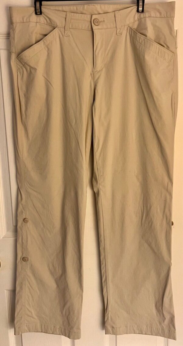 Eddie Bauer Women's Size 10Tan Roll Up Capri Convertible Outdoor Hiking Pants 10 - Image 3