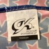 GK CARLY PATTERSON CHILD TODDLER NAVY RED FOIL STARS GYMNASTICS DANCE BIKETARD - Image 10