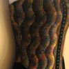 GK ICE FIGURE SKATE BLACK PEARL FOIL TRICOT ADULT SMALL VELVET CAMI DRESS Sz AS - Image 4