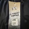 GK Youth MEDIUM Black Blended Cotton GYMNASTIC Graphic Heavyweight Jersey Shorts - Image 3