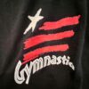 GK Youth MEDIUM Black Blended Cotton GYMNASTIC Graphic Heavyweight Jersey Shorts - Image 4