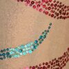 GK OPAL ILLUSION ADULT X-SMALL WHITE OPAL BLUE SEQ GYMNASTICS DANCE LEOTARD AXS - Image 2