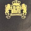 GK "GYMNASTICS" CREST ADULT MEDIUM NAVY COTTON HOODED CASUAL WARM UP JACKET Sz M - Image 2