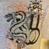 GK BOYS MEDIUM DRAGON T-SHIRT SSLV HEATHER GRAY COTTON GK GRAPHICS SZ M NWT! - Image 2