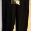 GK DANCE BLACK CAPRI LADIES X-SMALL COTTON/SPANDEX JA CUFFS CAPRI CHEER Sz AXS