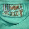VTG UNIVERSITY WEAR MENS X-LARGE TURQUOISE HVY WT COTTON POCKET TEE NO SHRINK XL - Image 3