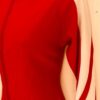 GK LADIES MEDIUM BRUSH TRICOT RED/WHITE GYMNAST CHEER WARM UP JACKET SIZE Sz AM - Image 4