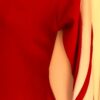 GK LADIES MEDIUM BRUSH TRICOT RED/WHITE GYMNAST CHEER WARM UP JACKET SIZE Sz AM - Image 5
