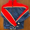 GK WARM UP JACKET ADULT X-SMALL ROYAL & RED SUPPLEX CHEER GYMNAST ACTIVEWEAR XS - Image 5