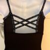 GK DANCE JAZZ CHILD LARGE MICROFIBER MATRIX FOIL CHEER GYMNAST CAMISOLE TOP SZ L - Image 5