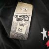 GK Youth LARGE Black Blended Cotton GYMNASTIC Graphic Heavyweight Jersey Shorts - Image 2