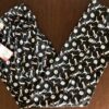 GK DANCE BEACH LOUNGE PANTS LADIES LARGE COTTON WHITE â€œCHEERâ€ PRINT Sz AL NWT!