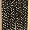 GK DANCE BEACH LOUNGE PANTS LADIES LARGE COTTON WHITE â€œCHEERâ€ PRINT Sz AL NWT! - Image 2