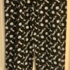 GK DANCE BEACH LOUNGE PANTS LADIES LARGE COTTON WHITE â€œCHEERâ€ PRINT Sz AL NWT! - Image 5