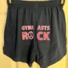 GK SOFFE "GYMNASTS ROCK" PRINT ADULT MEDIUM NAVY COTTON GRAPHICS BOXER SHORTS M - Image 8