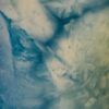 GK ICE FIGURE SKATE LADIES X-SMALL CAP SLV BLUE NYLON TIE-DYE VELVET DRESS AXS - Image 2