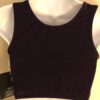 GK ELITE JAZZ DANCE CHEER ADULT X-LARGE EGGPLANT VELVET TANK CROP TOP Sz AXL NWT - Image 4