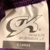 GK ELITE JAZZ DANCE CHEER ADULT X-LARGE EGGPLANT VELVET TANK CROP TOP Sz AXL NWT - Image 5