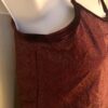GK DANCE JAZZ LADIES MEDIUM WINE TWILIGHT X-BACK VELEVT STRAPS CAMI TOP Sz AM - Image 2