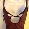 GK DANCE JAZZ LADIES MEDIUM WINE TWILIGHT X-BACK VELEVT STRAPS CAMI TOP Sz AM - Image 3