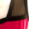 GK ICE FIGURE SKATE PINK VELVET ADULT SMALL ASYM MESH INSERTS SLVLS DRESS Sz AS - Image 3