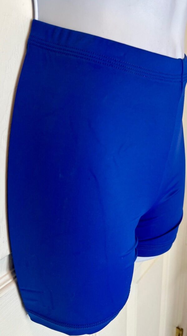 GK WORKOUT SHORTS LADIES X-SMALL ROYAL NYLON/STRETCH GYMNASTIC DANCE CHEER AXS - Image 3