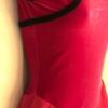 GK ICE FIGURE SKATE PINK VELVET ADULT SMALL ASYM MESH INSERTS SLVLS DRESS Sz AS - Image 4